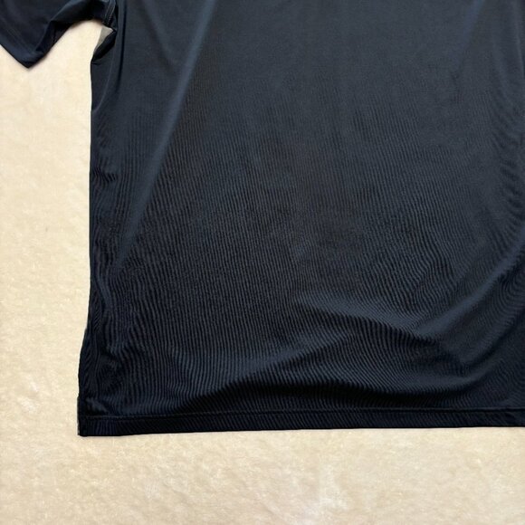 NWT Masters Tech Mens Golf Polo Size Large Grey Black Colorblock Performance - Picture 13 of 13